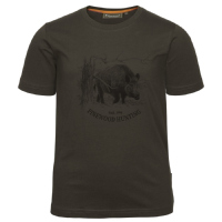 Pinewood 6451 Wildschwein T-Shirt Kids Suede Brown (241)