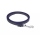 Mystique® Gummierte Leine 15mm ohne Handschlaufe Standard Karabiner royal blau 3m