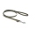 Mystique® Gummierte Leine 15mm mit Handschlaufe Standard Karabiner beige 1m