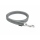 Mystique® Gummierte Leine 20mm ohne Handschlaufe Standard Karabiner grau 2m