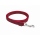 Mystique® Gummierte Leine 20mm ohne Handschlaufe Standard Karabiner weinrot 1m