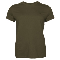 Pinewood 3447 3-Pack Damen T-Shirt Green/H.Brown/Khaki (720) S