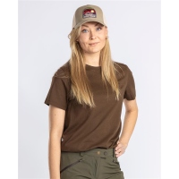 Pinewood 3447 3-Pack Damen T-Shirt Green/H.Brown/Khaki (720) S