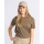 Pinewood 3447 3-Pack Damen T-Shirt Green/H.Brown/Khaki (720) S