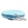 Mystique® Gummierte Schleppleine 20mm mit HS rostfreiem Scherenkarabinerhaken hellblau 15m