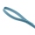 Mystique® Gummierte Schleppleine 20mm mit HS rostfreiem Scherenkarabinerhaken hellblau 15m