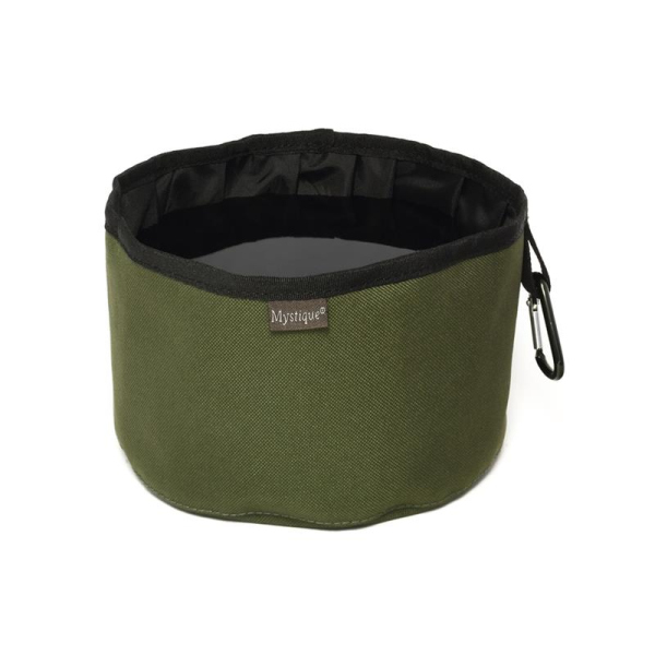 Mystique Reisetrinknapf Reisenapf mit Karabiner faltbar Faltnapf 2,0l khaki