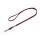 Mystique® Gummierte Umhängeleine Leine 12mm Standard Karabiner weinrot 2,5m