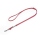 Mystique® Gummierte Umhängeleine Leine 15mm Standard Karabiner neon pink 2m