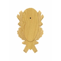 Rehbockbrett Eiche 4 geschnitzt hell - 10er Set mit Klammern