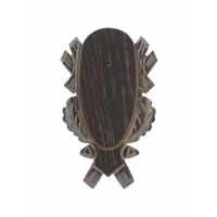 Rehbockbrett Eiche 4 geschnitzt dunkel - 10er Set mit...