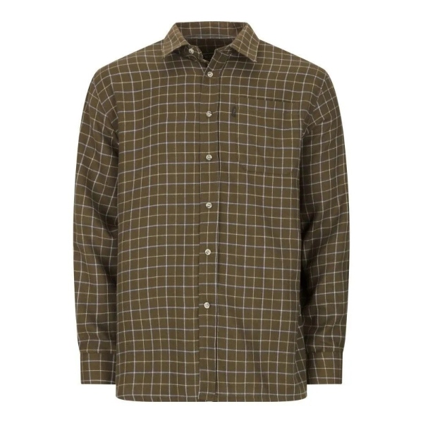 Langarmhemd Murton Olive XXL