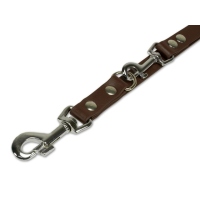 Mystique® Biothane verstellbare Leine 19mm braun 200cm