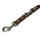 Mystique® Biothane verstellbare Leine 19mm braun 200cm