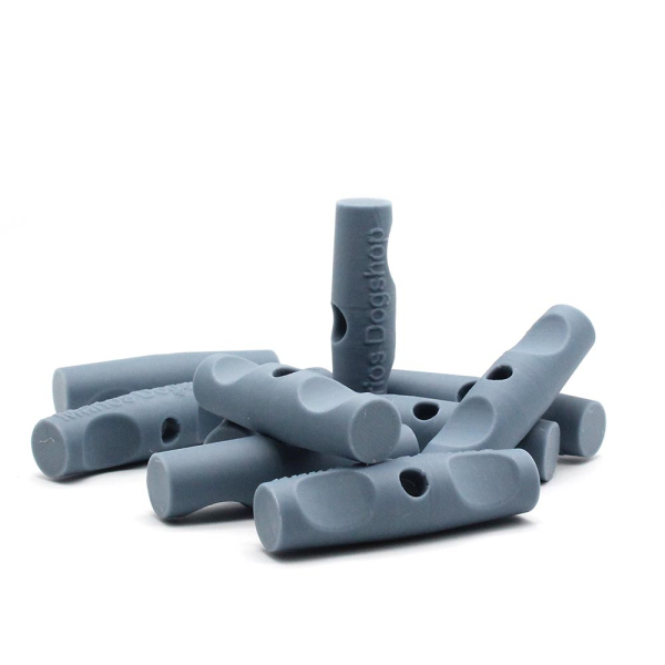 MewogS Plastic toggle Wurfgriff Dummy grau-blau 5