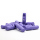 MewogS Plastic toggle Wurfgriff Dummy mit Beschriftung purple 1