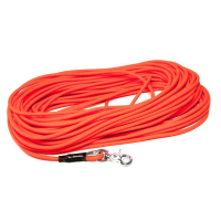 Mystique® Biothane Schleppleine rund 8mm neon orange 5m Scherenkarabinerhaken