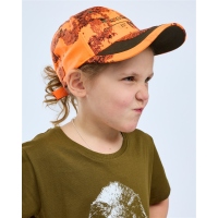 Pinewood 8994 Camou Kids Cap Strata Blaze/Mossgreen (990)