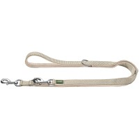 HUNTER verstellbare Führleine Divo Up taupe 15mm x 200mm