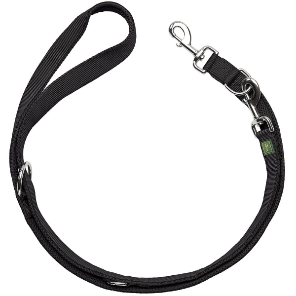HUNTER verstellbare Führleine Divo Up schwarz 20mm x 200mm