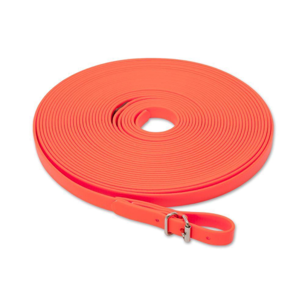 Mystique® Biothane Schweißriemen 13mm neon orange 10m