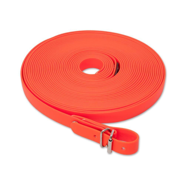 Mystique® Biothane Schweißriemen 19mm neon orange 10m