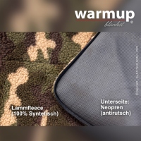 Warmup Blanket Camouflage 100 x 130cm