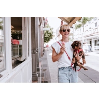 HUNTER verstellbare Führleine Round & Soft Love...