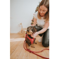 HUNTER verstellbare Führleine Round & Soft Love 6/200