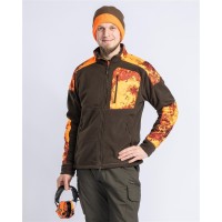 Pinewood 5619 Smaland Hunters Camou Fleece Jacke H.Brown/Strata Blaze (269)