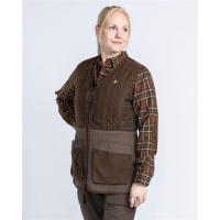 Pinewood 3824 Jagdweste Damen Suede Brown (241)