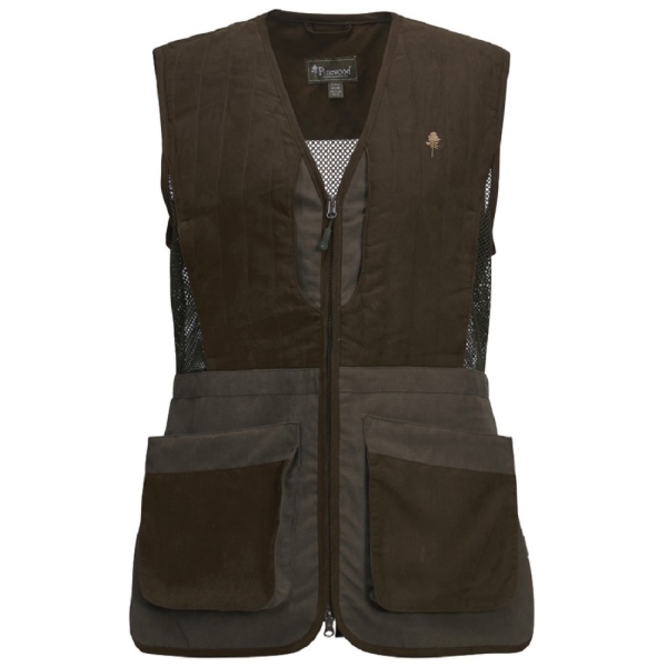 Pinewood 3824 Jagdweste Damen Suede Brown (241) M