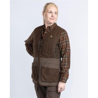 Pinewood 3824 Jagdweste Damen Suede Brown (241) XL