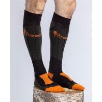 Pinewood 1169 Technische lange Wollsocke D.Green/Green (124) 39-42