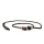 Mystique® Field trial Moxonleine Retrieverleine 6mm 130cm schwarz