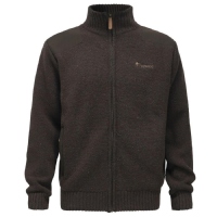 Pinewood 5479 Hurricane Full Zip Sweater D.Brown Melange...