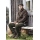 Pinewood 5479 Hurricane Full Zip Sweater D.Brown Melange (235) XL