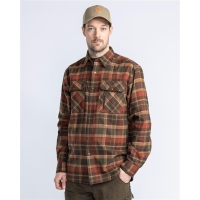 Pinewood 9428 Prestwick Hemd D.Green/Terracotta (767) XXXXXL