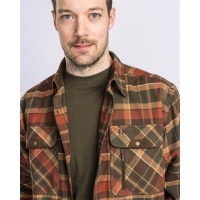 Pinewood 9428 Prestwick Hemd D.Green/Terracotta (767) XXXXXL