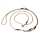 Mystique Hunting Profi Umhängeleine 6mm mit Zugbegrenzung M 295cm beige