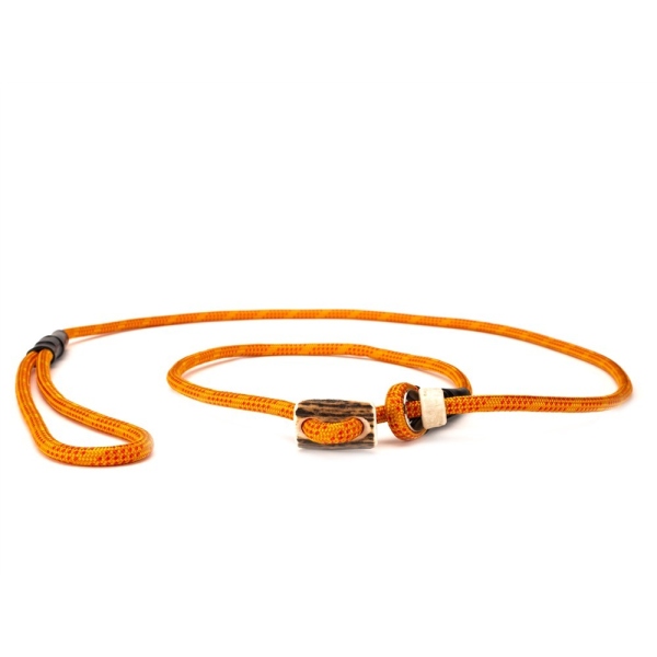 Mystique® Field trial Moxonleine Retrieverleine 6mm 150cm orange / rot