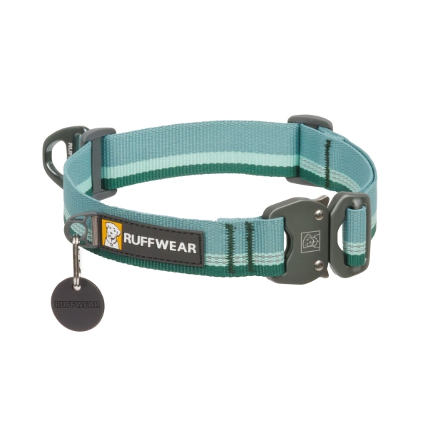 Ruffwear Top Rope Halsband River Rock Green M (36-51cm)