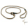 Mystique® Field trial Moxonleine Retrieverleine 6mm 150cm mit Zugbegrenzung beige / blau
