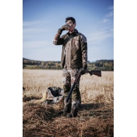 Pinewood 5619 Smaland Hunters Camou Fleece Jacke H.Brown/Strata (268)
