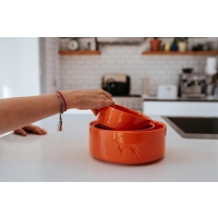 Hunter Keramiknapf Osby Glazed orange 550ml