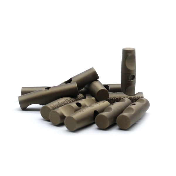 MewogS Plastic toggle Wurfgriff Dummy mit Beschriftung bronze 5