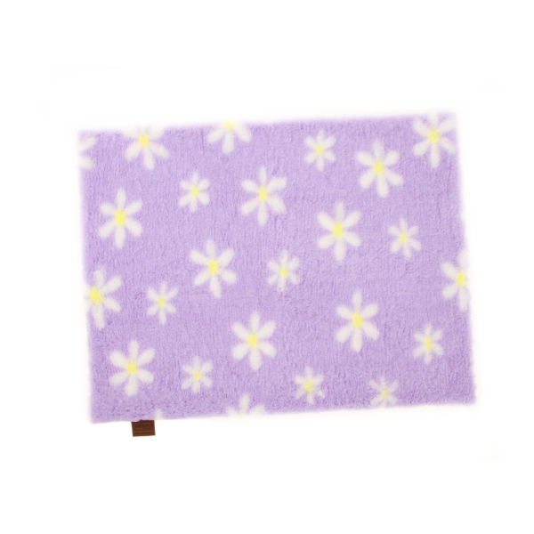 Vetbed Isobed SL lila mit Gänseblümchen 100 x 75cm