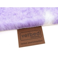 Vetbed Isobed SL lila mit Gänseblümchen 100 x 75cm