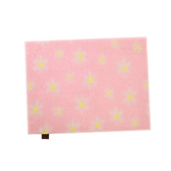Vetbed Isobed SL rosa mit Gänseblümchen 100 x 75cm