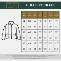 Walker and Hawkes Damen Wachsjacke Victoria – Braun 44